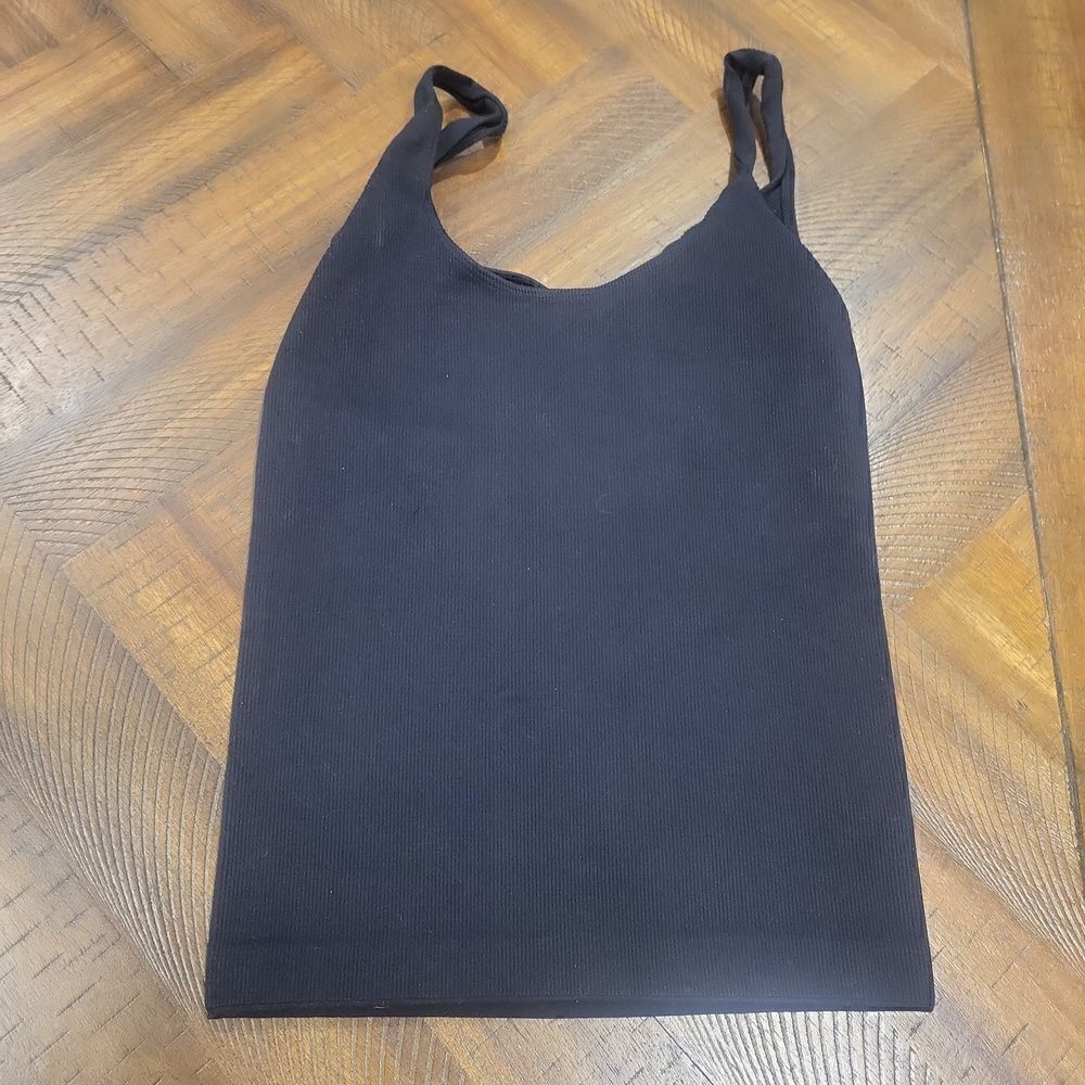 Guess Tummy Control Ribbed Camisole Black XS/S - Picture 4 of 4